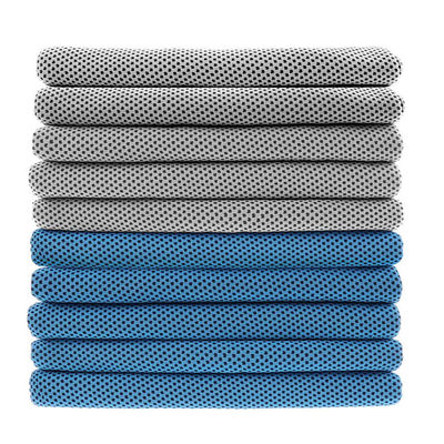 Logo Rood Microfiber Sport Gym Instant Cooling Handdoek 30*100cm of maat Rood Kleur