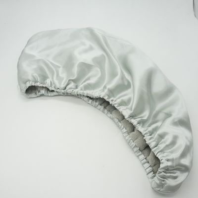 Gewone gekleurde dubbellagige vlekken zijde haar wrap handdoek voor professionele droogresultaten