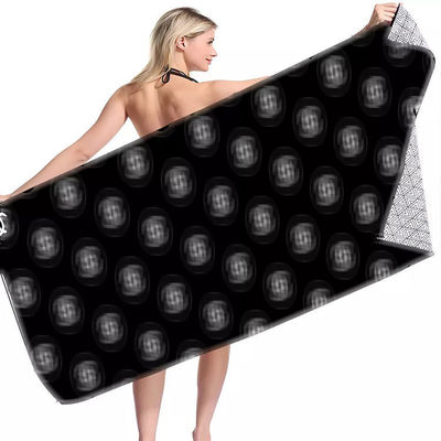Voorbeelden Quick Dry Microfiber Luxury Beach Towel met Custom Logo en rechthoekige vorm