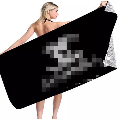 Voorbeelden Quick Dry Microfiber Luxury Beach Towel met Custom Logo en rechthoekige vorm