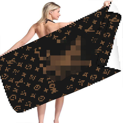 Voorbeelden Quick Dry Microfiber Luxury Beach Towel met Custom Logo en rechthoekige vorm