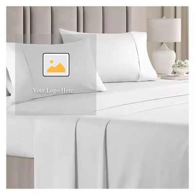 Europese en Amerikaanse stijl 400TC Luxe geborduurde dekbed voor queen size bed