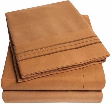 Microfiber-bedlakenset voor solide kleurbedden in Canada en Mexico