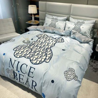 Queen-Size gepoetste katoenen 4-in-1 beddengoed Set De ultieme keuze voor een trendy slaapkamer