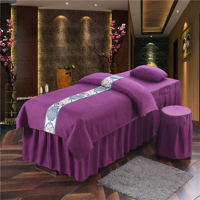 Moderne massage tafellakens Luxe spa-bedden van zuivere microfiber.