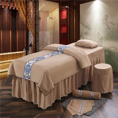 Moderne massage tafellakens Luxe spa-bedden van zuivere microfiber.