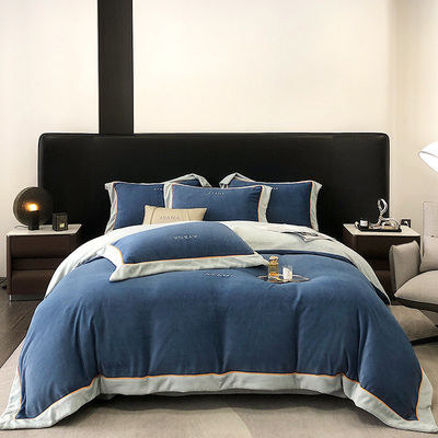 Ervaar ultieme comfort met king size dekbed sets luxe katoenen fluweel beddengoed