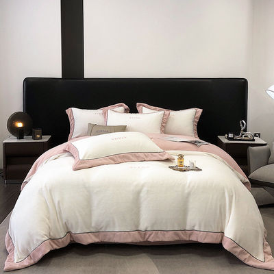 Ervaar ultieme comfort met king size dekbed sets luxe katoenen fluweel beddengoed
