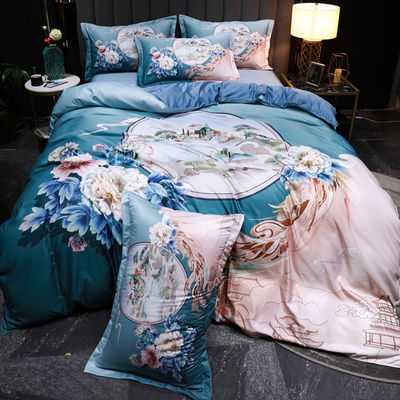 Modieus Gewassen Tencel Bed Sheets Sets Bed Linnen Set Eco-vriendelijk en zacht Hand Feel