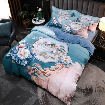 Modieus Gewassen Tencel Bed Sheets Sets Bed Linnen Set Eco-vriendelijk en zacht Hand Feel