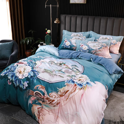 Modieus Gewassen Tencel Bed Sheets Sets Bed Linnen Set Eco-vriendelijk en zacht Hand Feel