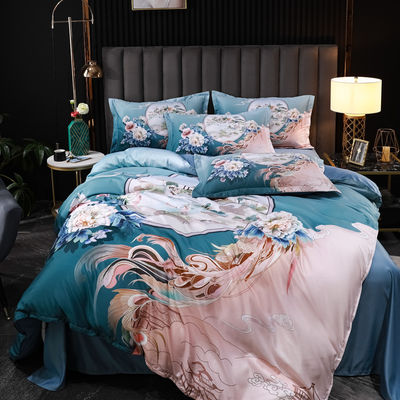 Modieus Gewassen Tencel Bed Sheets Sets Bed Linnen Set Eco-vriendelijk en zacht Hand Feel