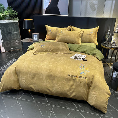 Luxe Home Textile Egyptische katoenen beddengoed sets met bijpassende gordijnen voor king size bed