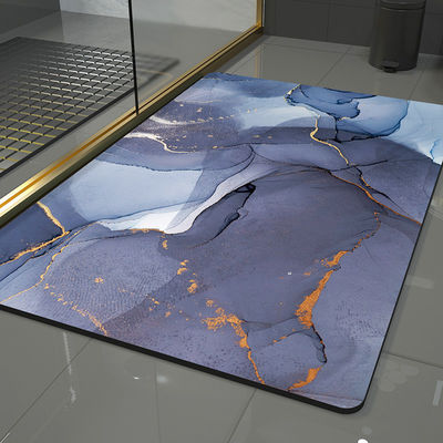 Snel droog water stenen badmat met aangepaste kleur en absorberend hard douchemat