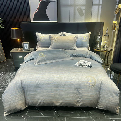 Huis Bedden Set met overeenkomende gordijnen Egyptische katoenen lakens voor hotel baby bed
