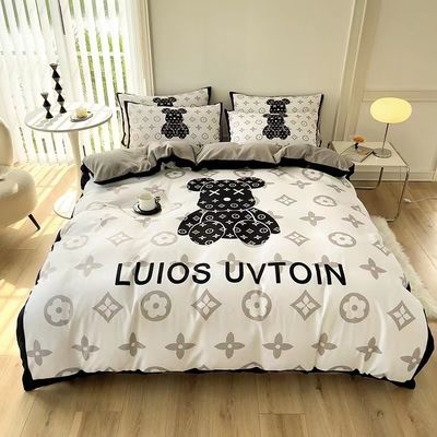 White Bear Bed Sheet Bed Linen Set voor Hotel Baby Home Gemaakt van 100% Polyester Stof