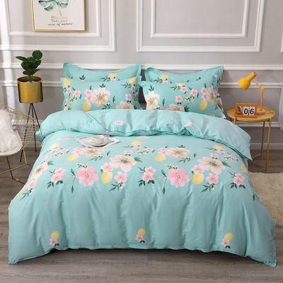 Gepersonaliseerde kleur luxe beddoek beddek voor 4pcs kwantiteit katoenen beddengoed set
