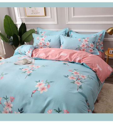 Gepersonaliseerde kleur luxe beddoek beddek voor 4pcs kwantiteit katoenen beddengoed set