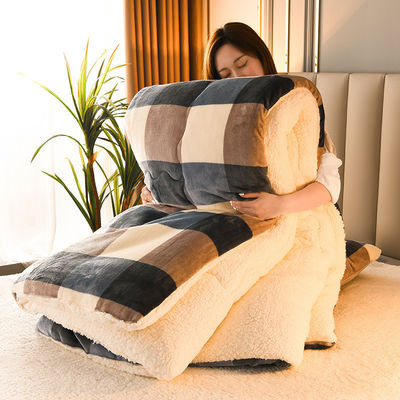 Gepersonaliseerde bedden Set Verdikte Warm Lam Vlies Comfort met 100% Polyester Stof