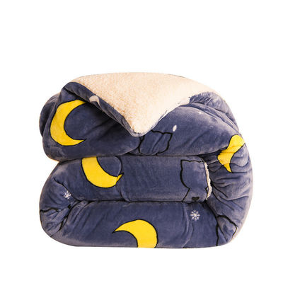 Gepersonaliseerde bedden Set Verdikte Warm Lam Vlies Comfort met 100% Polyester Stof