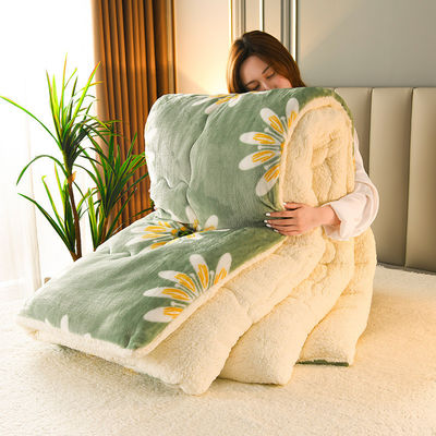 Gepersonaliseerde bedden Set Verdikte Warm Lam Vlies Comfort met 100% Polyester Stof