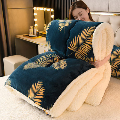 Gepersonaliseerde bedden Set Verdikte Warm Lam Vlies Comfort met 100% Polyester Stof