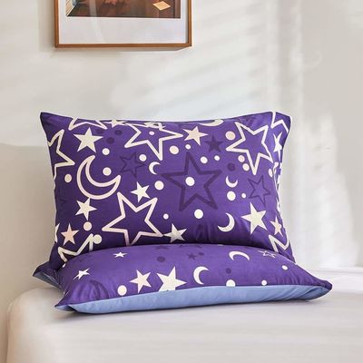 Witte bloemenbedden voor kinderen jongens meisjes Twin 2 pc's Glow in The Dark Duvet Cover
