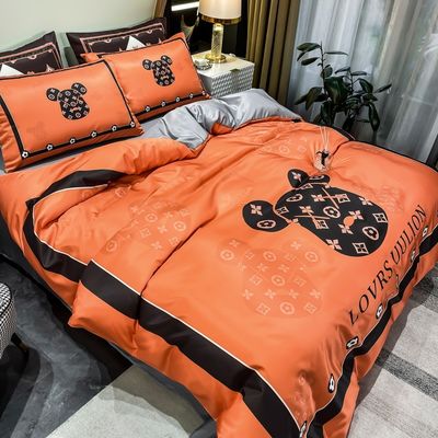 100% polyester trouwpakket met vier stukken bedden voor hotel en huis