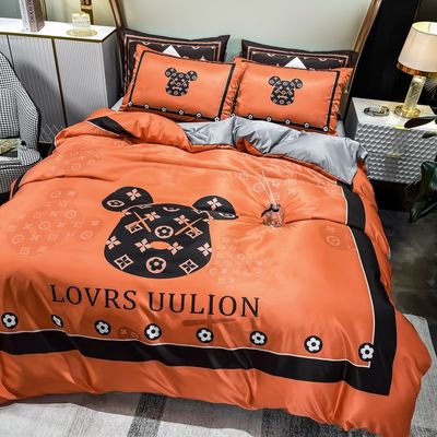 100% polyester trouwpakket met vier stukken bedden voor hotel en huis